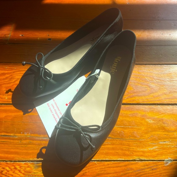 Rouje Coline Ballerinas in Black Size 36 - Picture 1 of 3